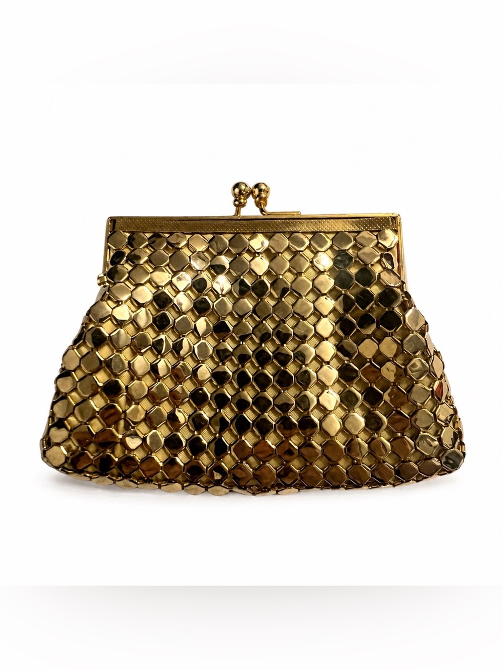 Vintage Gold Chainmail Coin Purse
